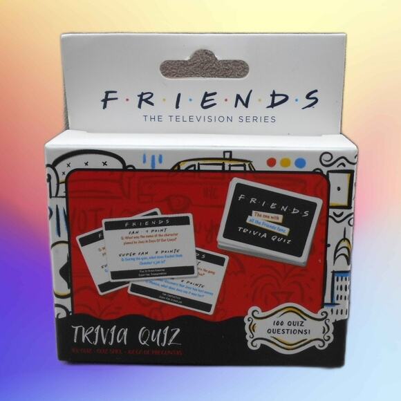 FRIENDS Television Series Trivia Quiz by Paladone 100 Quiz Questions Sealed Deck - Picture 1 of 5